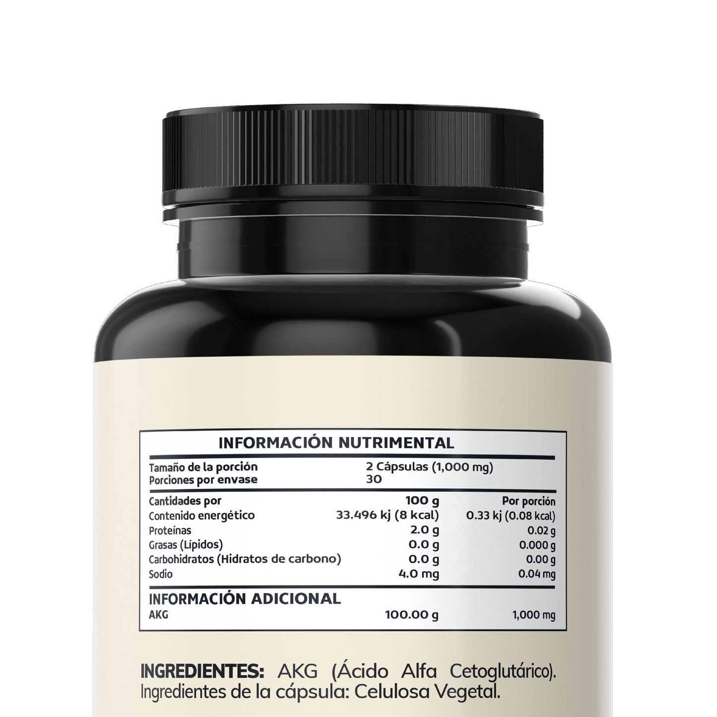 AKG 1000mg | 60 cápsulas
