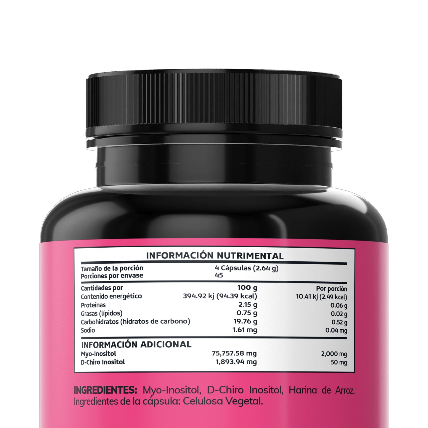 Myo & D-Chiro Inositol - 180 Cápsulas