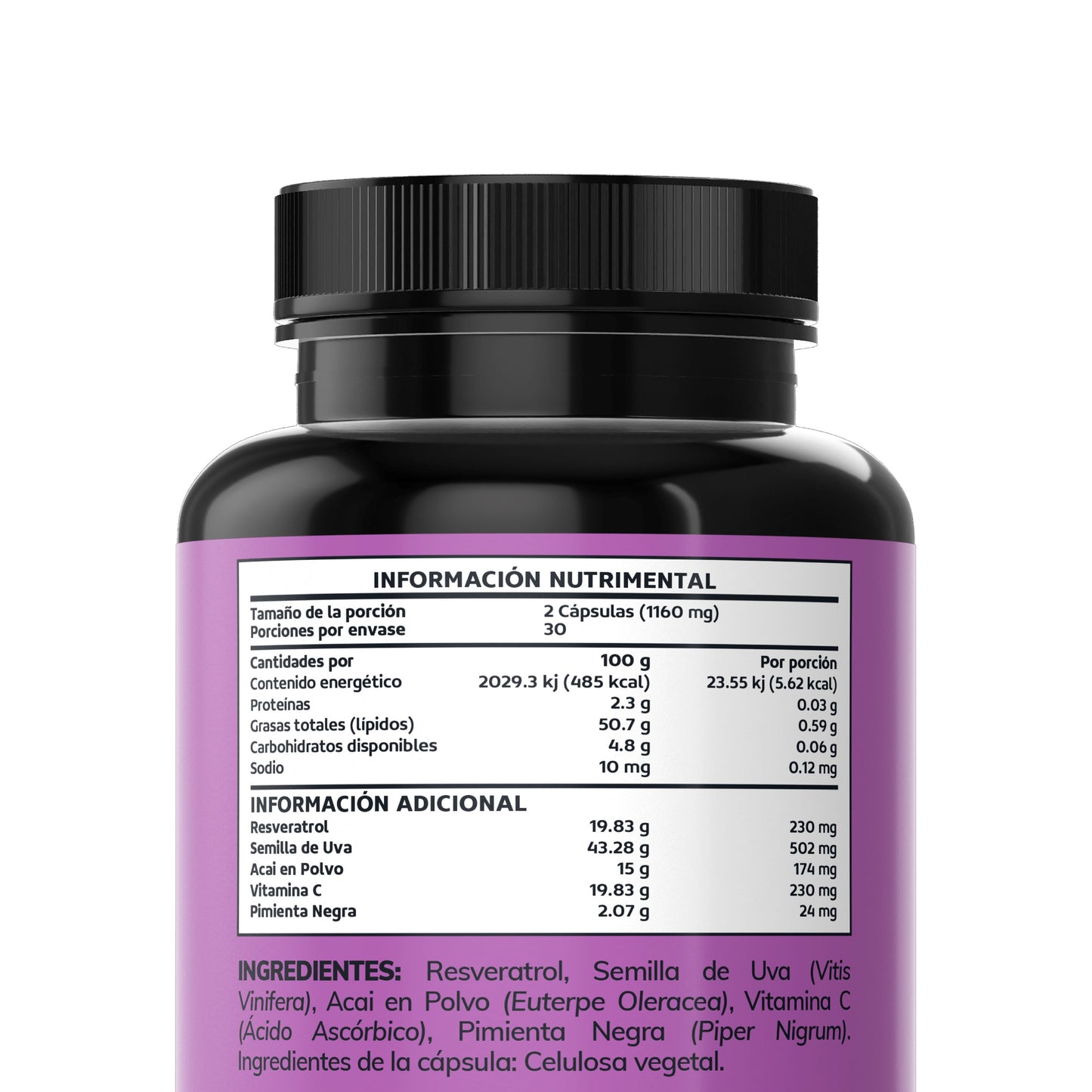 Resveratrol 60 caps
