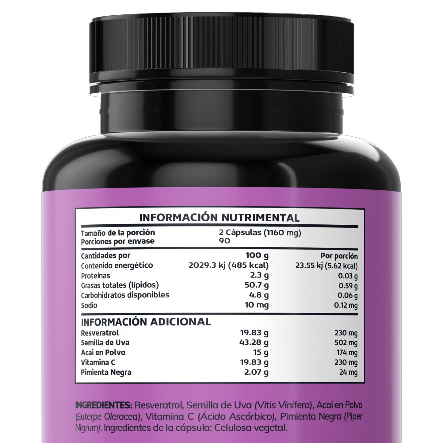 Resveratrol 180 caps