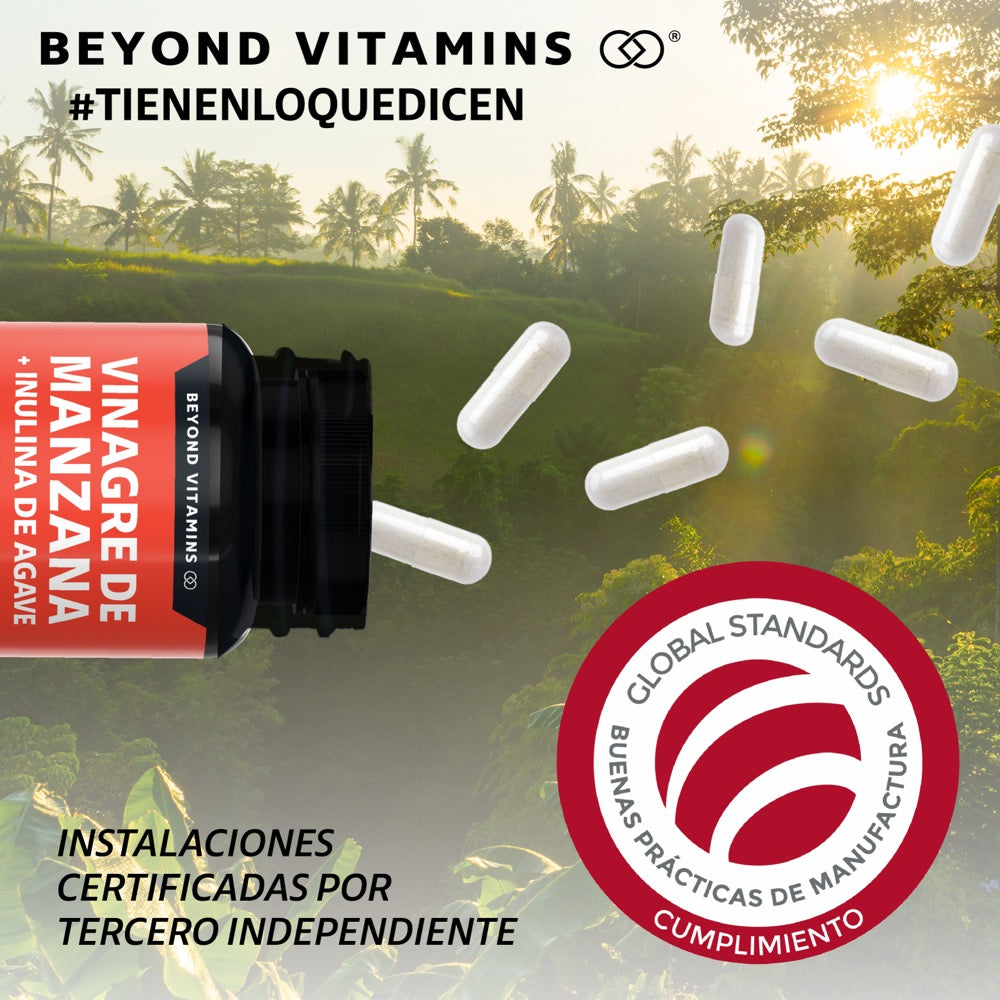 Vinagre de Manzana + Inulina de Agave 150 caps