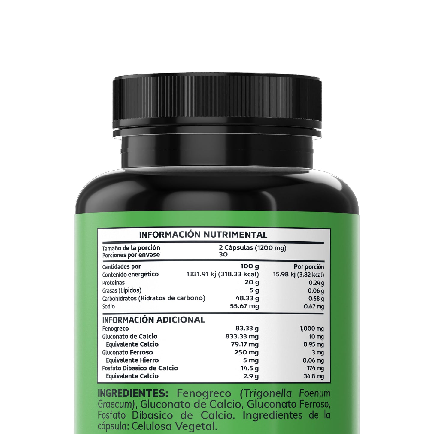 Fenogreco 1000mg | 60 cápsulas