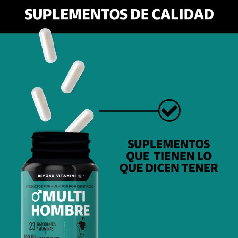 Multi hombre 60 caps
