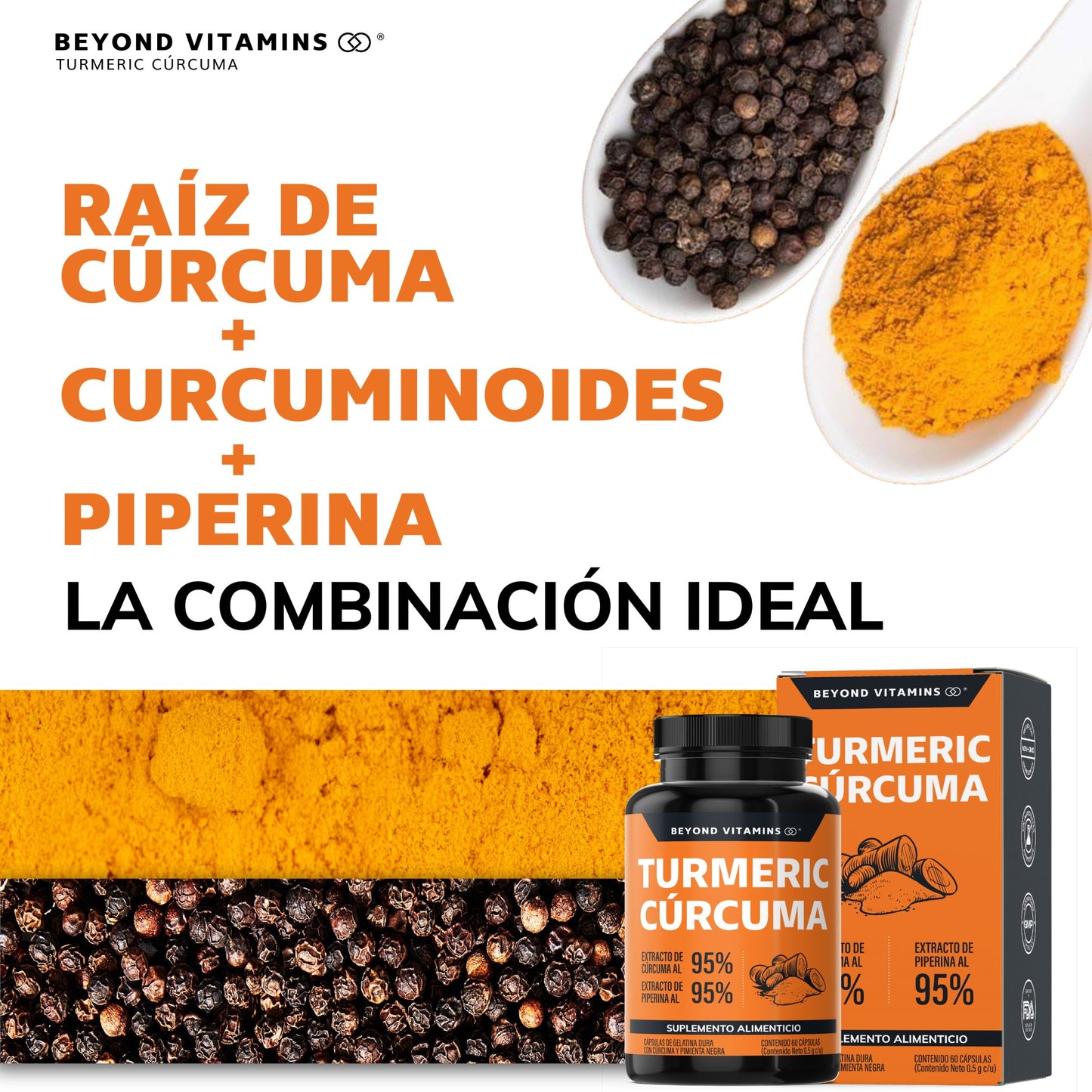 Turmeric Cúrcuma 60 caps