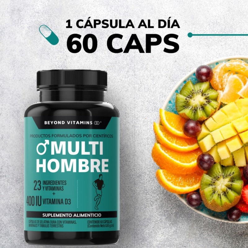 Multi hombre 60 caps
