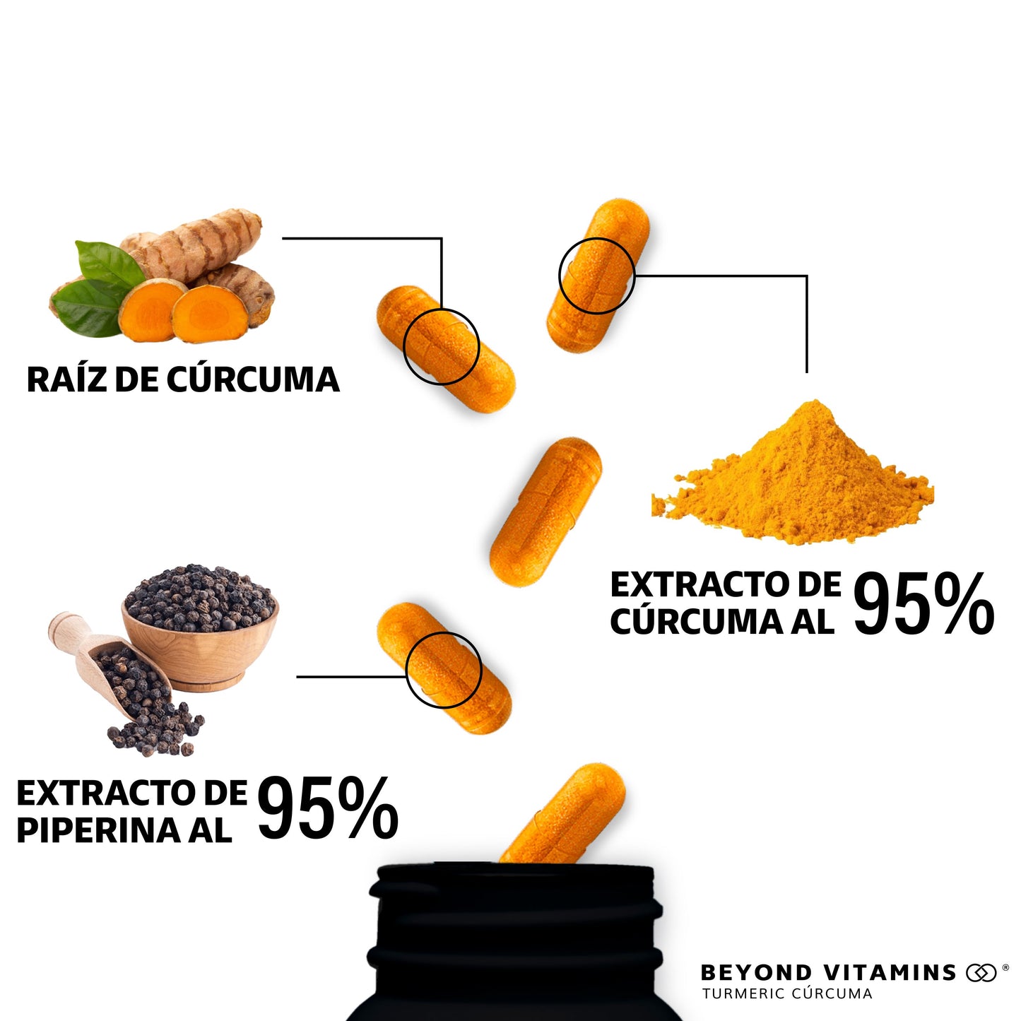 Turmeric Cúrcuma 60 caps