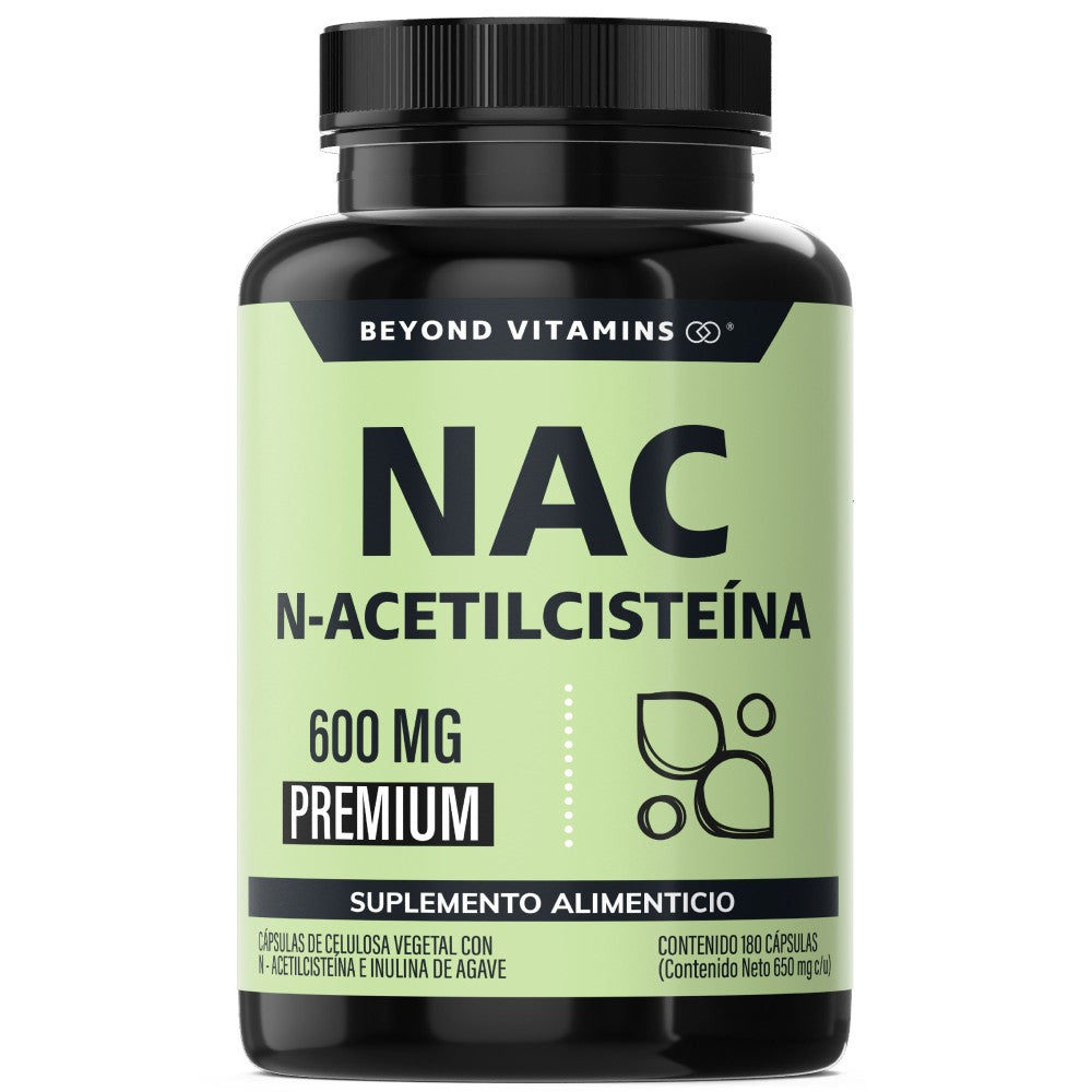 NAC | N -Acetilcisteína 600MG - 180 Cápsulas