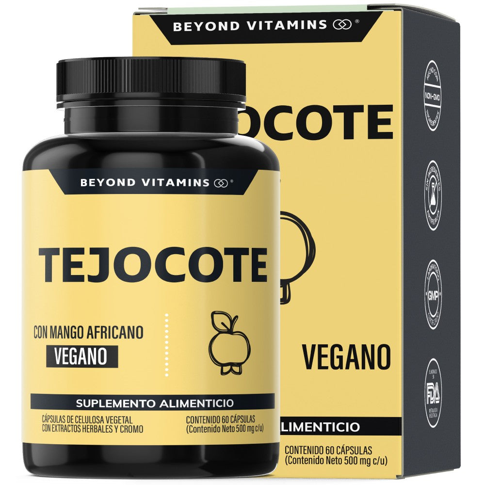 Tejocote | Con Mango africano | 60 Cápsulas
