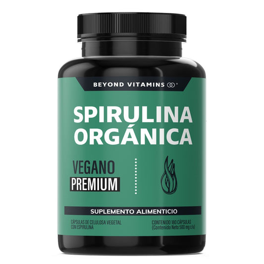 Spirulina Orgánica - 180 Cápsulas