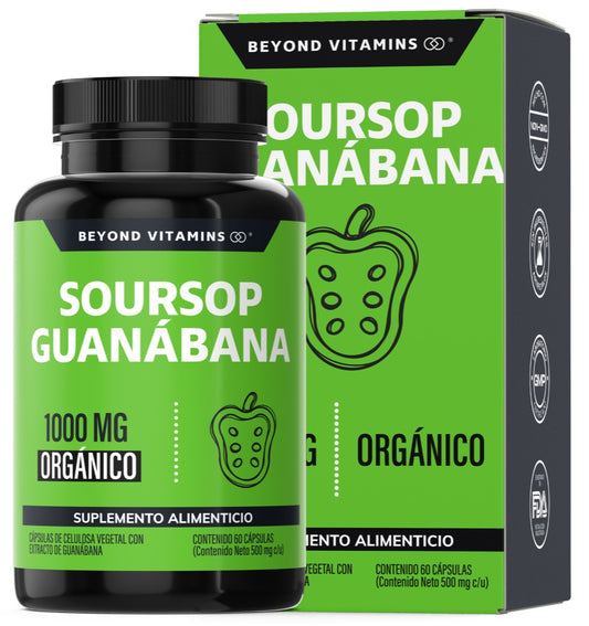 Soursop Guanábana 1000MG | Orgánico