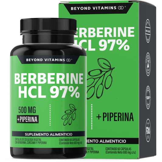 Berberine HCL 97%  | 60 cápsulas
