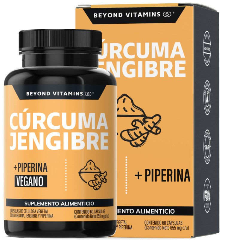 Cúrcuma jengibre 60 Caps