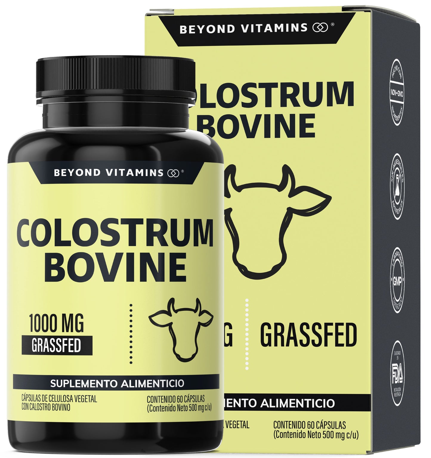 Calostrum Bovine 1000mg 60 Caps