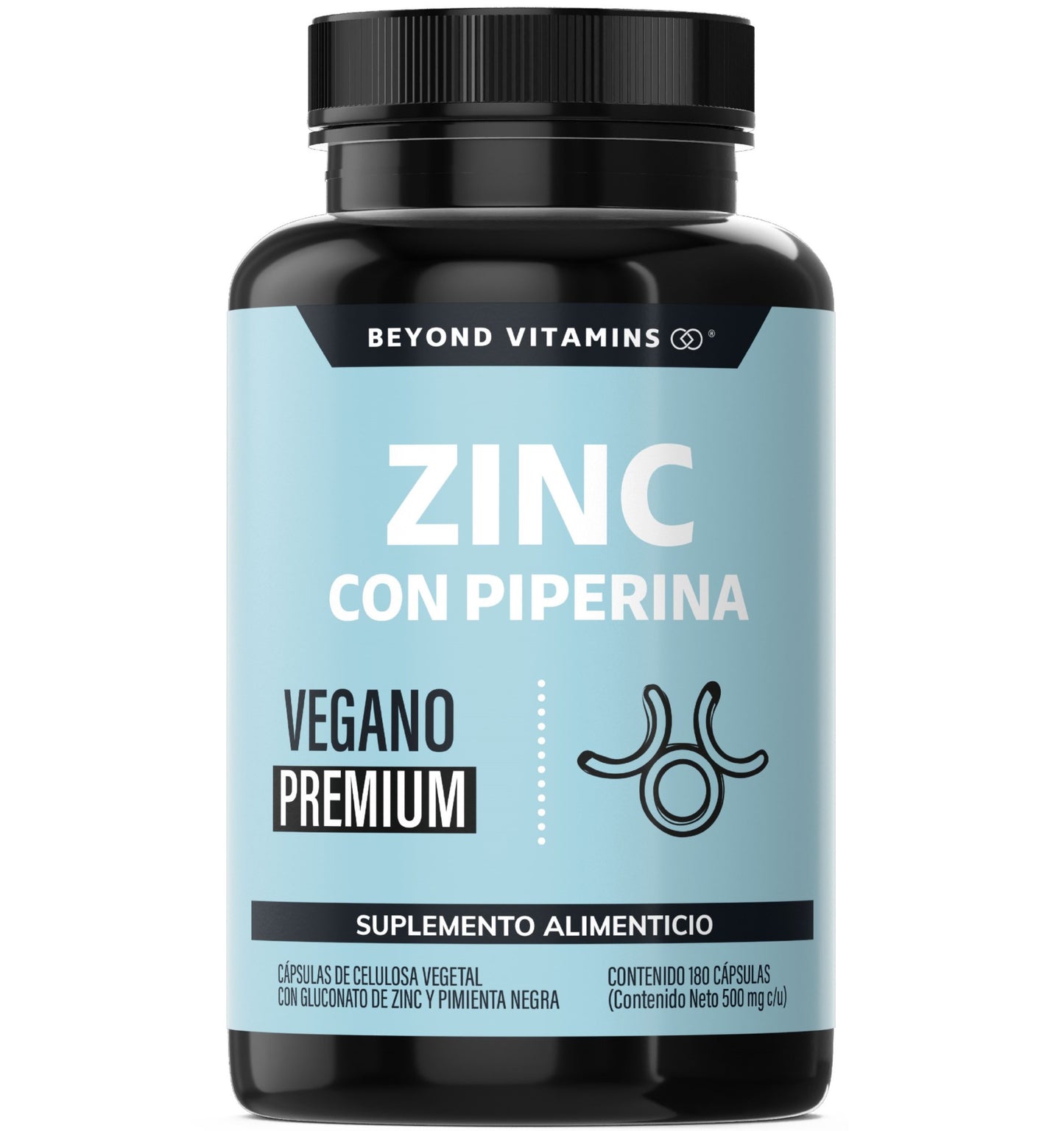 Zinc con Piperina 180 caps