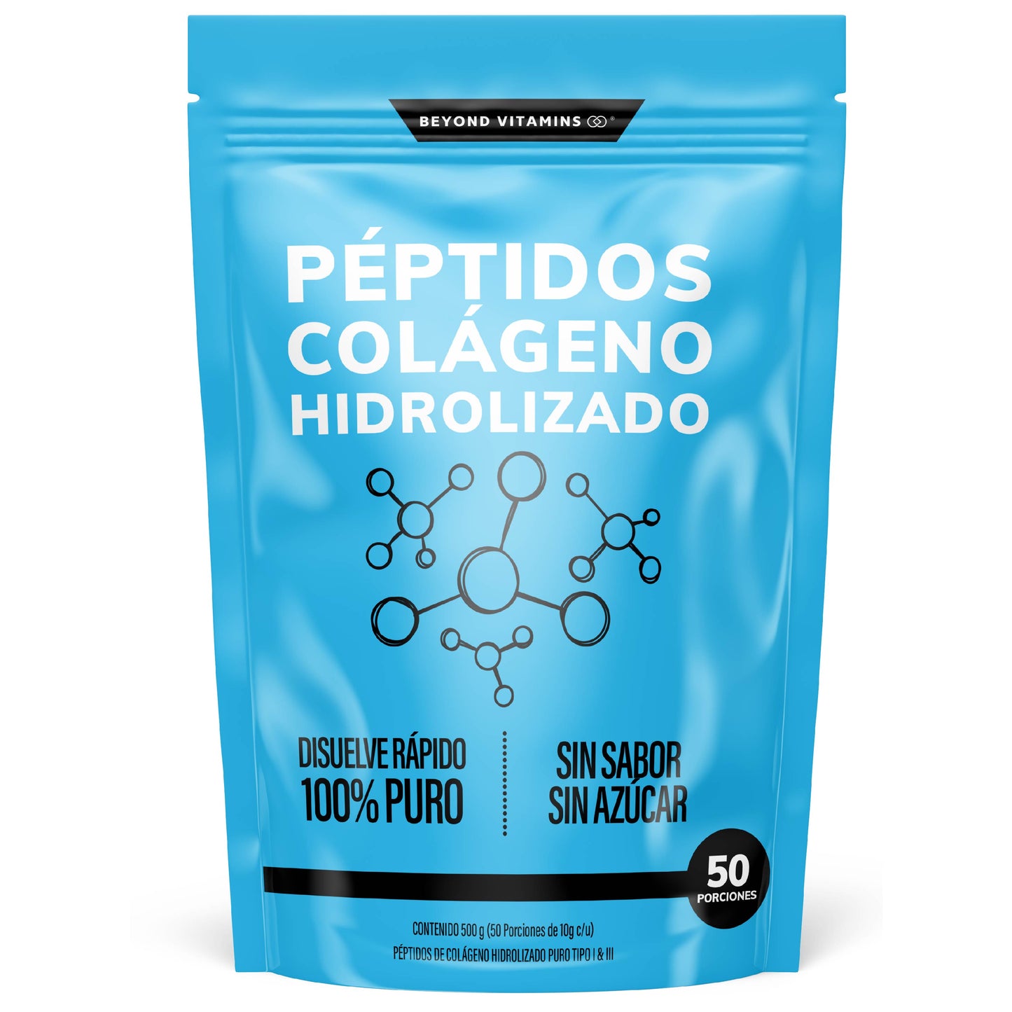 Péptidos de colágeno hidrolizado - 500g