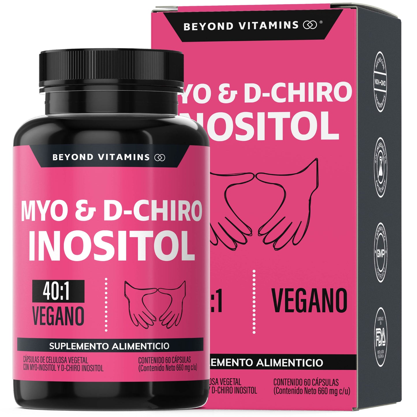 Myo & D-Chiro Inositol - 60 Cápsulas