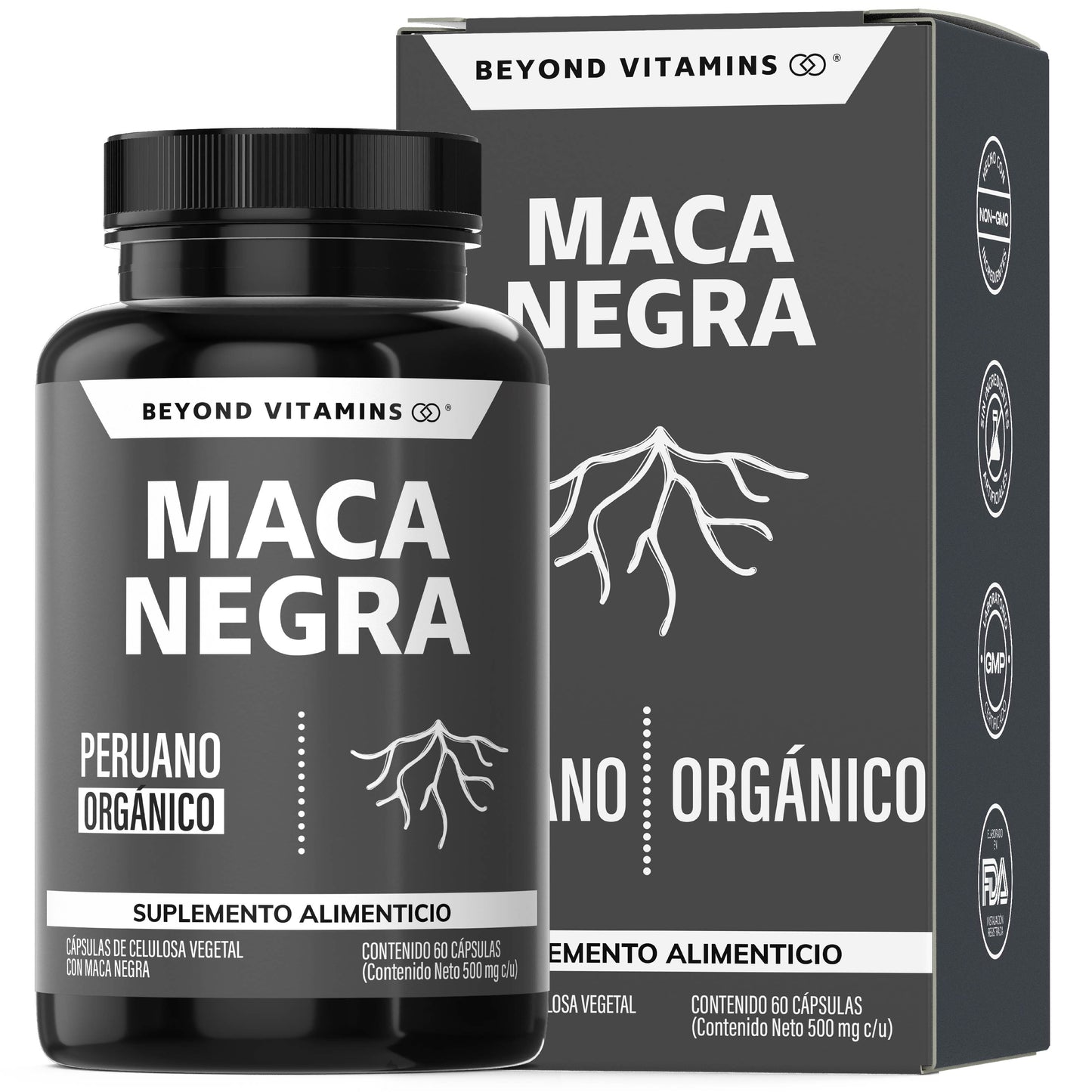 Maca negra - 60 cápsulas