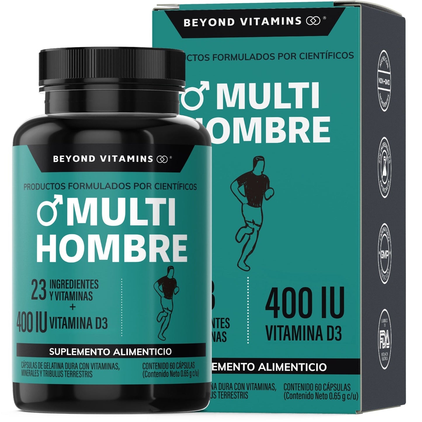 Multi hombre 60 caps
