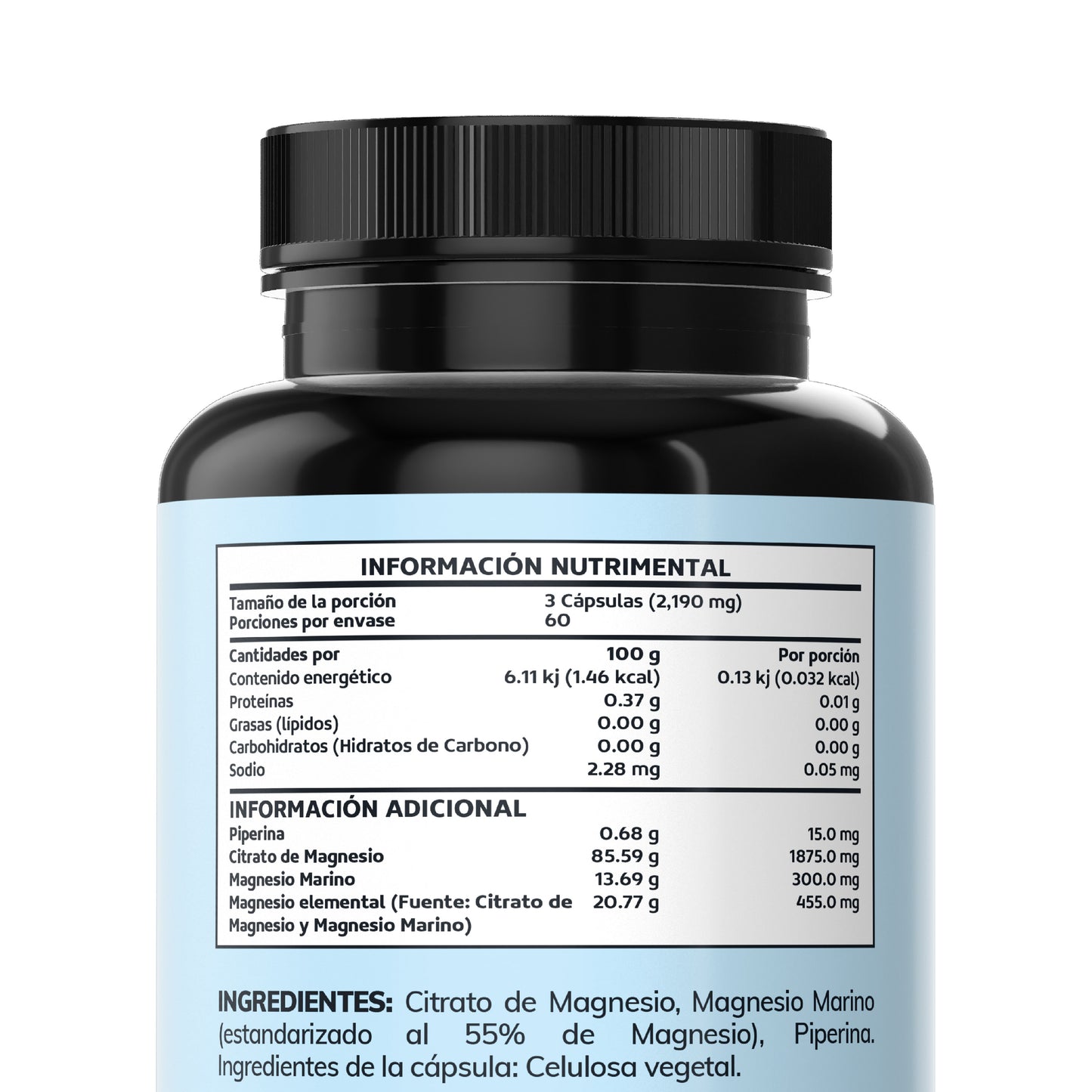 Citrato de Magnesio Plus 180 caps