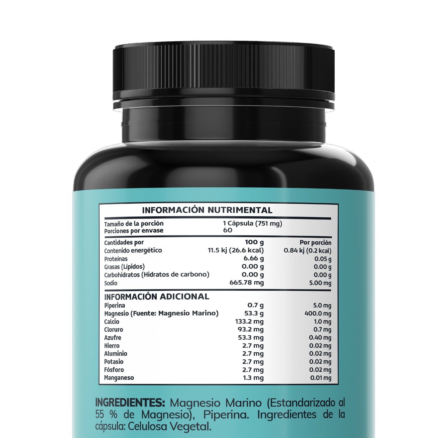 Magnesio Marino - 60 Cápsulas