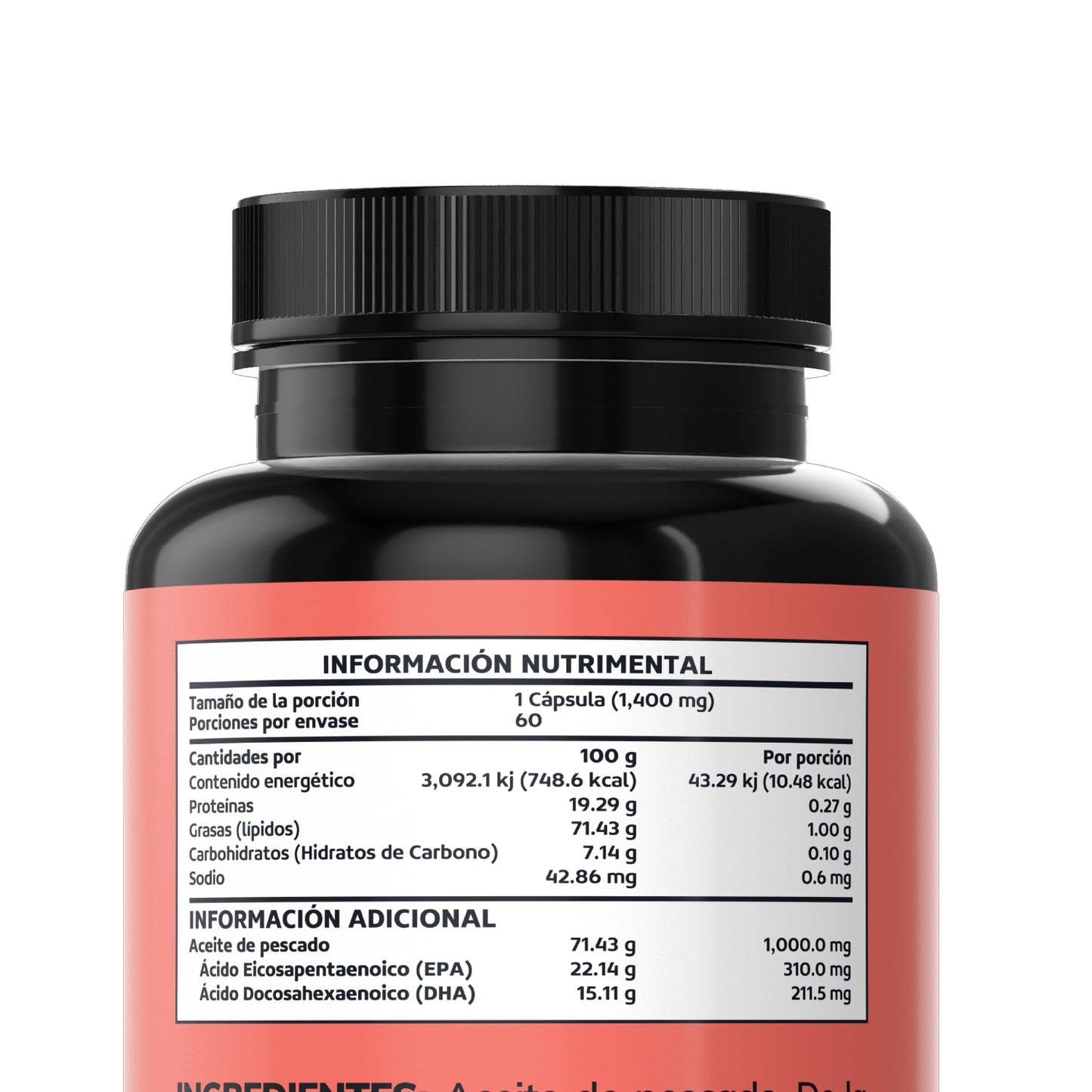 Premium Omega 3 | Salmon Oil - 60 cápsulas