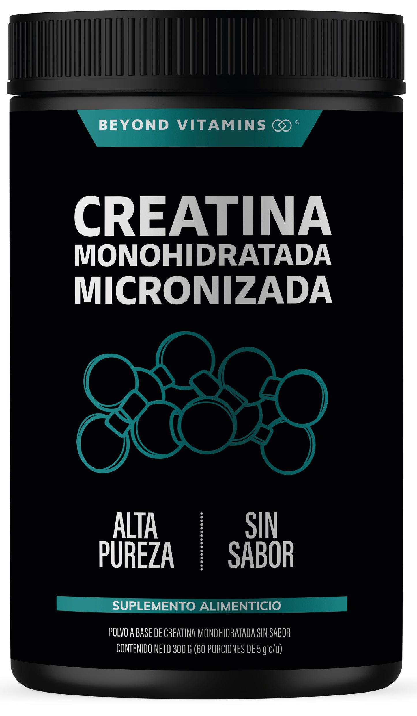 Creatina Monohidratada Micronizada en Polvo | 100% Alta Pureza Certificada - Pre Entreno (300 gr)