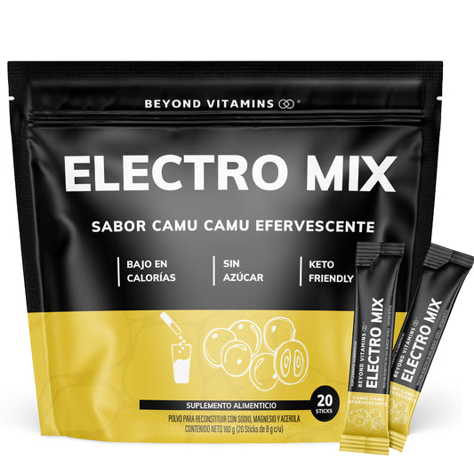Electro Mix | Efervescente - 20 Sticks - Sabor Camu Camu
