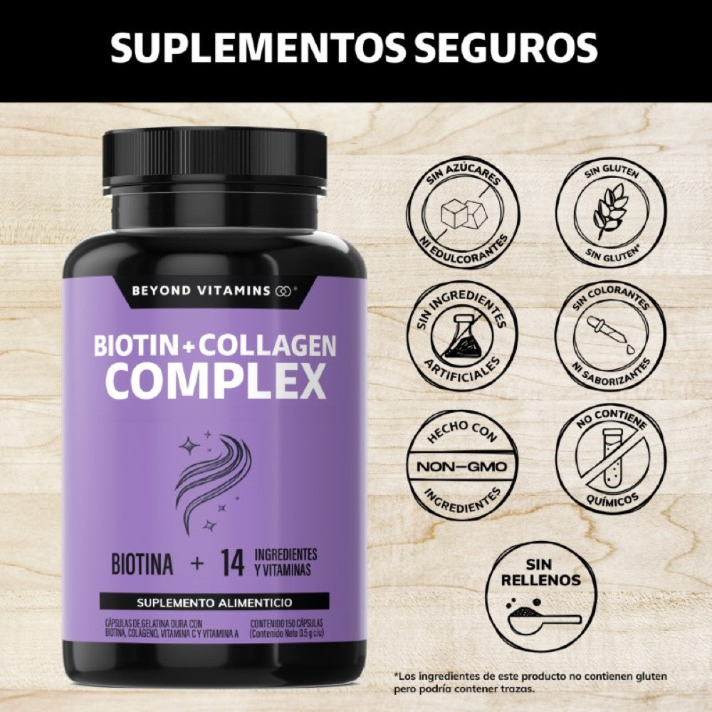 Biotin + collagen complex