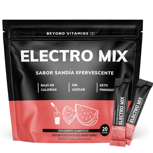 Electro Mix | Efervescente - 20 Sticks - Sabor Sandia