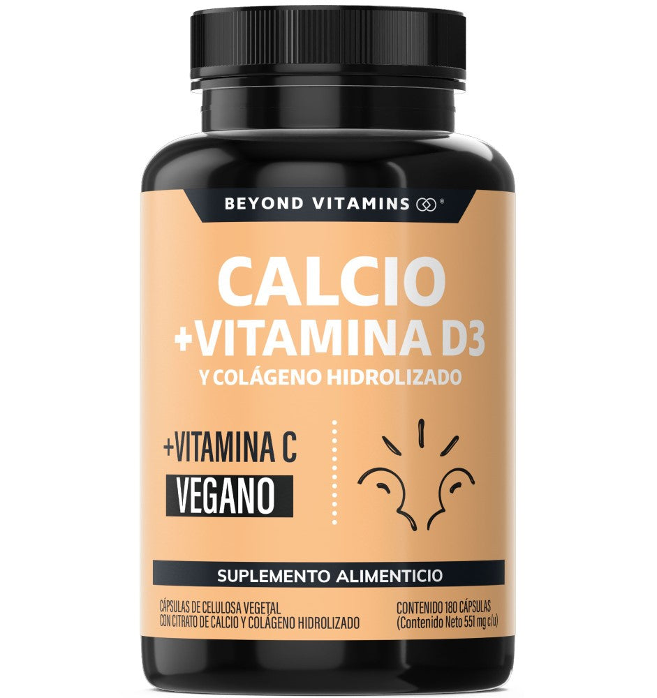 Calcio | Vitamina D3 y Colágeno Hidrolizado