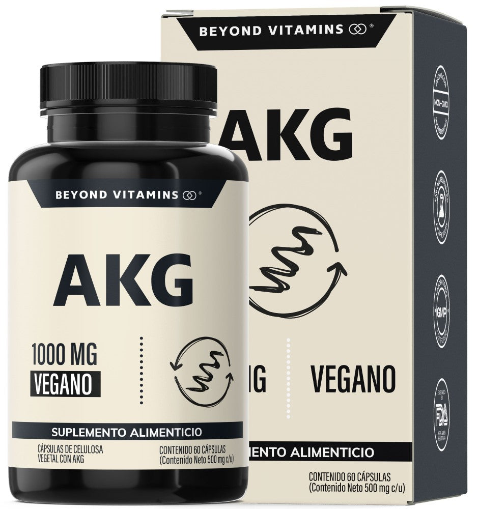 AKG 1000mg  | 60 cápsulas