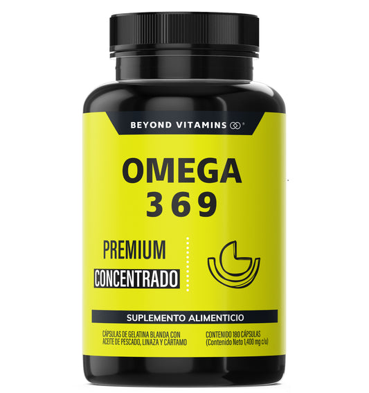 Omega 3 6 9 | Premium - 180 cápsulas