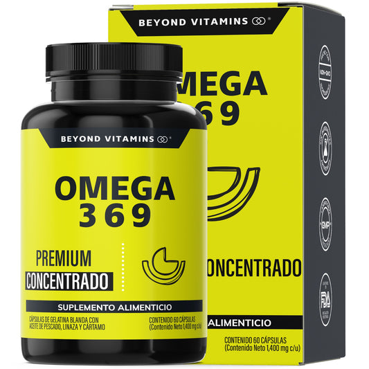 Omega 3 6 9 | Premium - 60 cápsulas