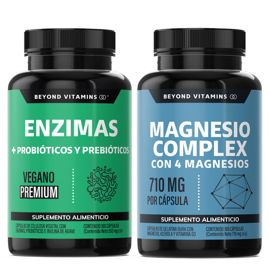 BV - Kit Basic Duo - Enzimas 180 + Magnesio 180