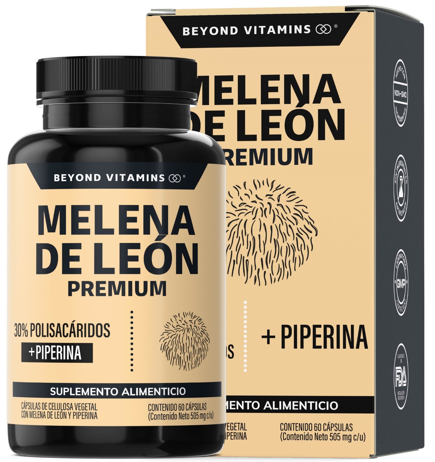 Melena de león | Premium | 60 cápsulas