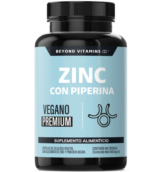 Zinc con Piperina