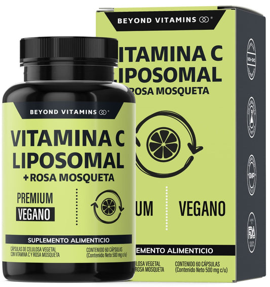 Vitamina C Liposomal + Rosa Mosqueta - 60 Cápsulas