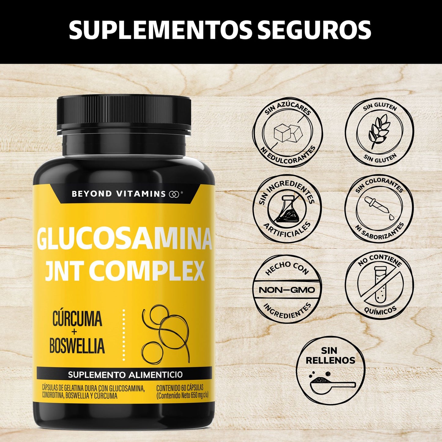 Glucosamina JNT complex - 60 Cápsulas