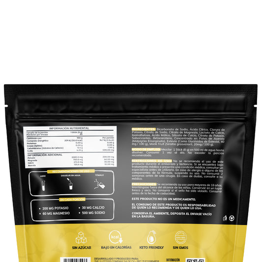 Electro Mix | Efervescente - 20 Sticks - Sabor Camu Camu