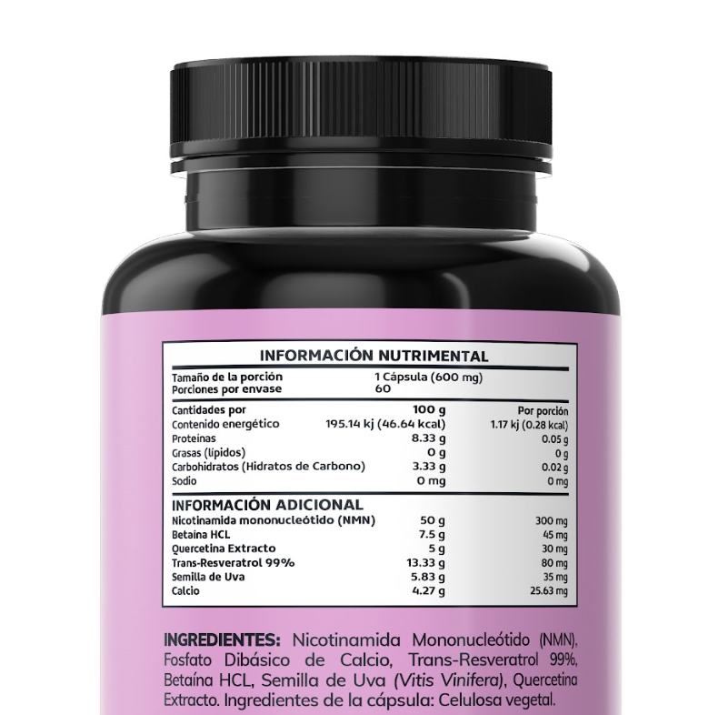 BV Kit Fantastic 4: NAD + NMN + Fenogreco+ ZMA